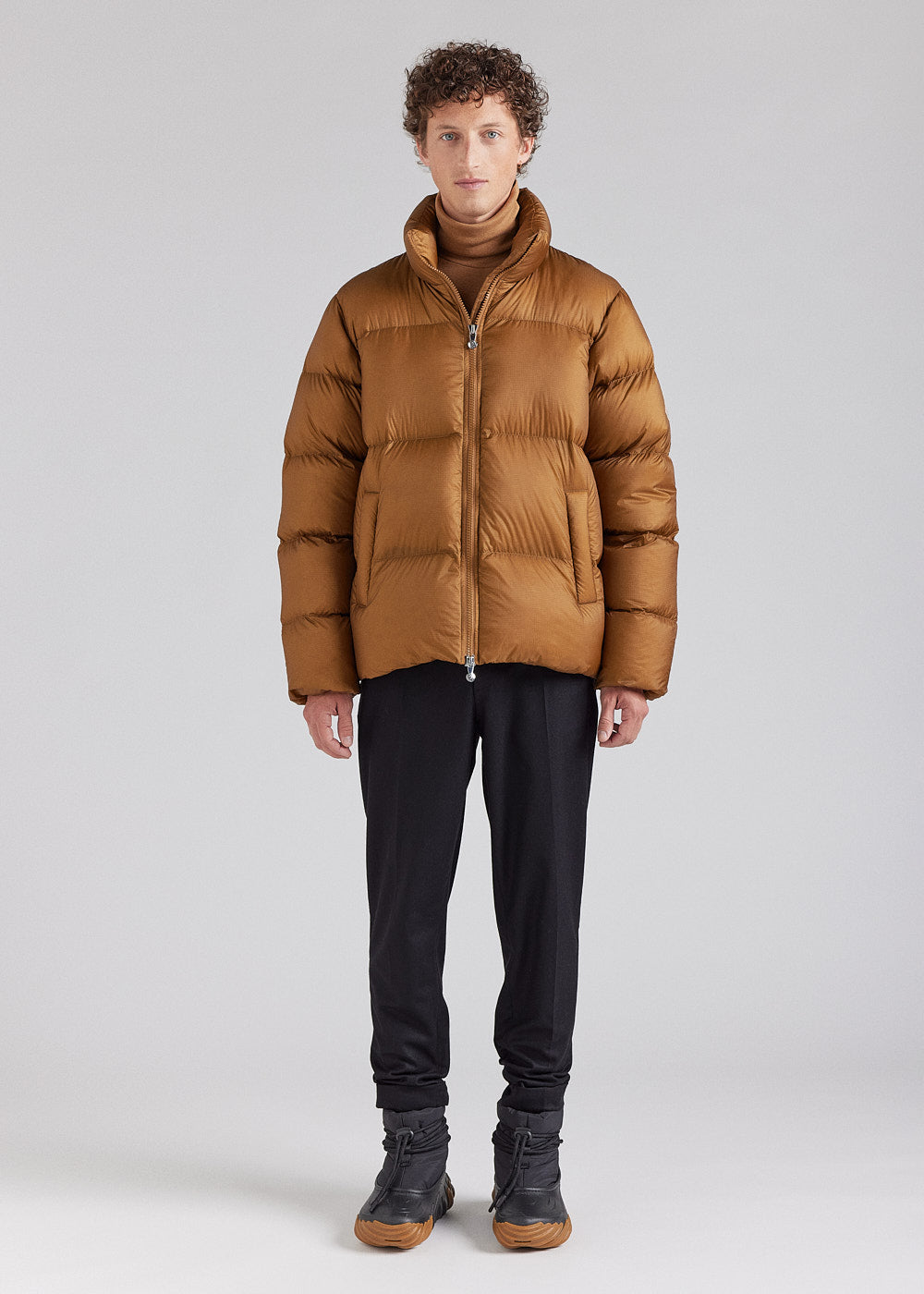 Doudoune unisexe chaude Pyrenex Shift Ripstop bronze brown