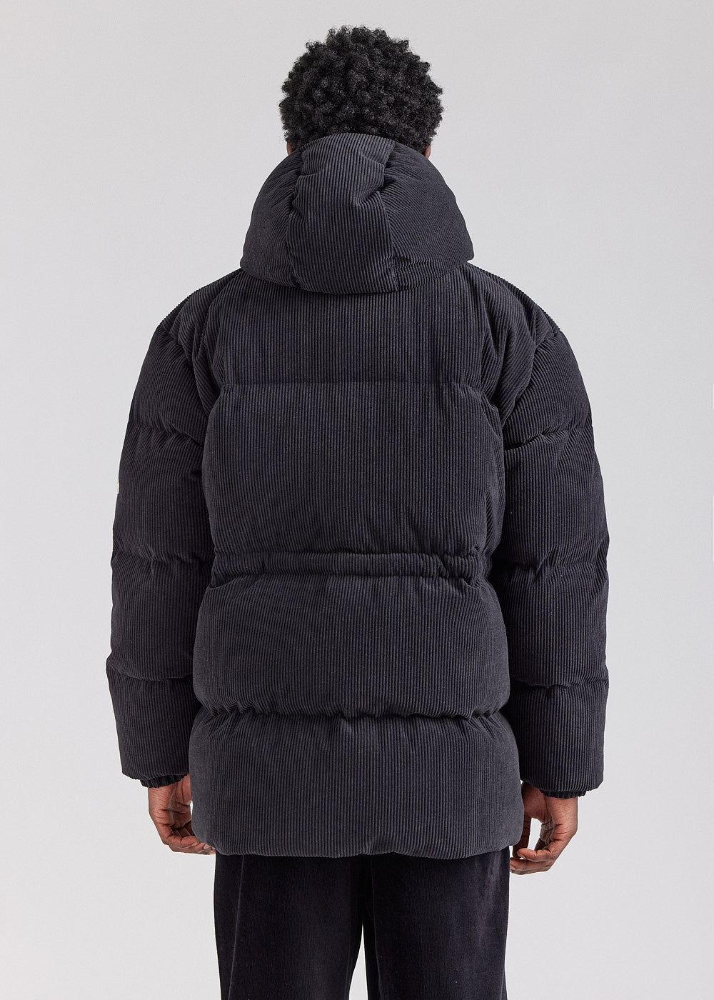 Doudoune homme en velours Pyrenex x Supakitch Big Puffer noire