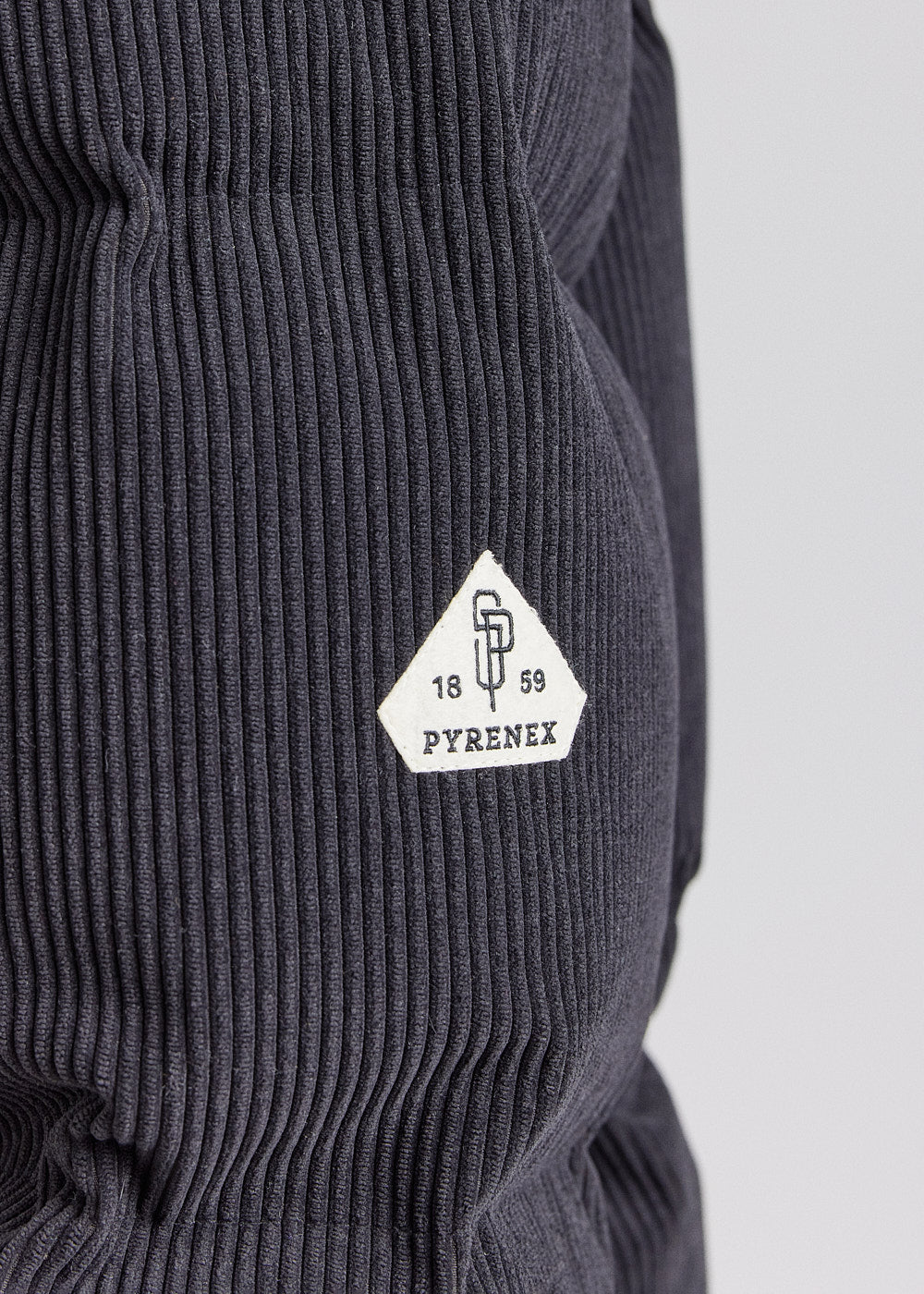 Doudoune homme en velours Pyrenex x Supakitch Big Puffer noire