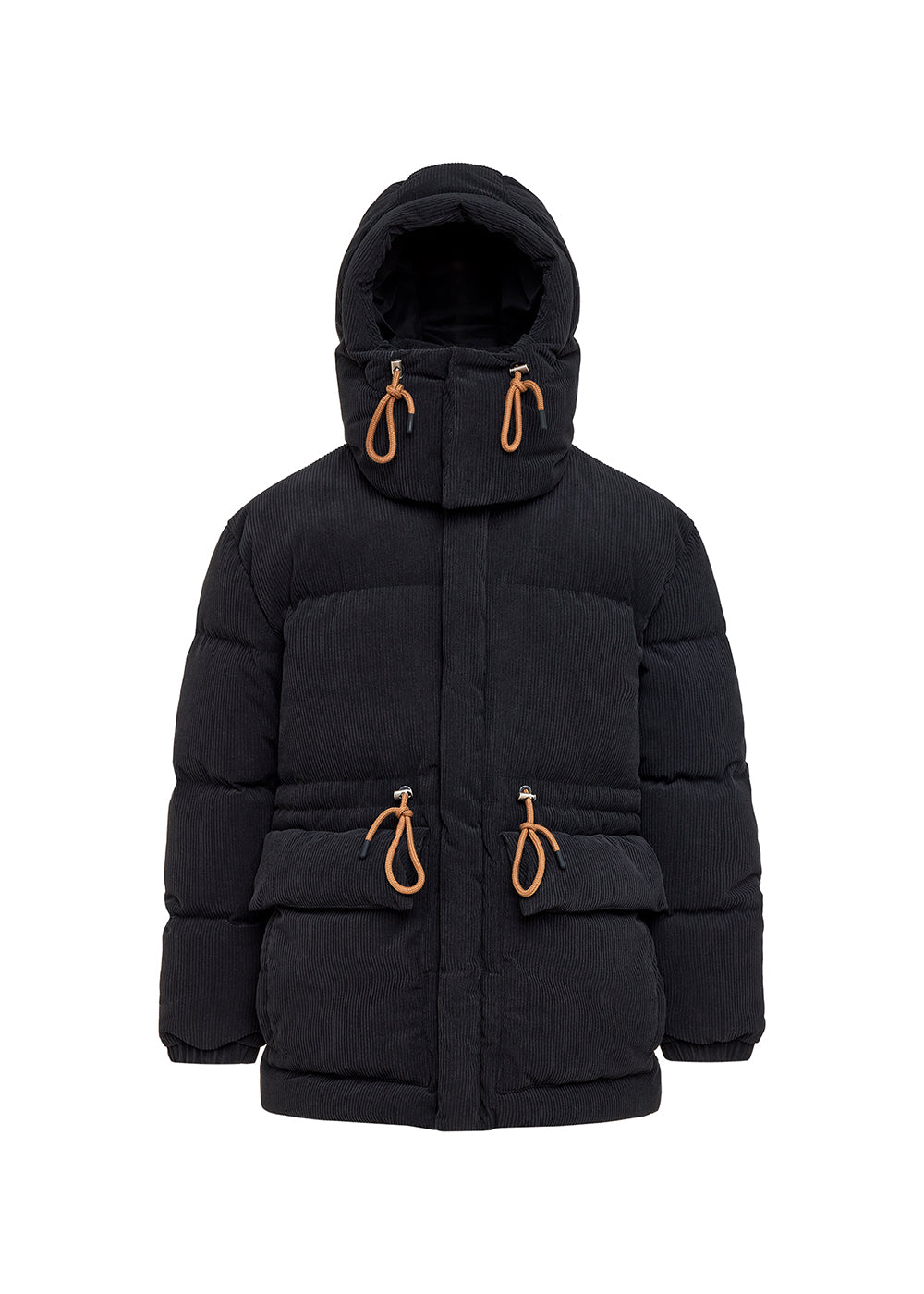 Doudoune homme en velours Pyrenex x Supakitch Big Puffer noire