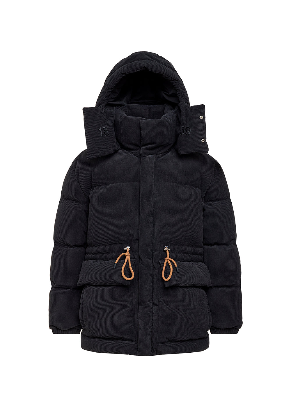 Doudoune homme en velours Pyrenex x Supakitch Big Puffer noire