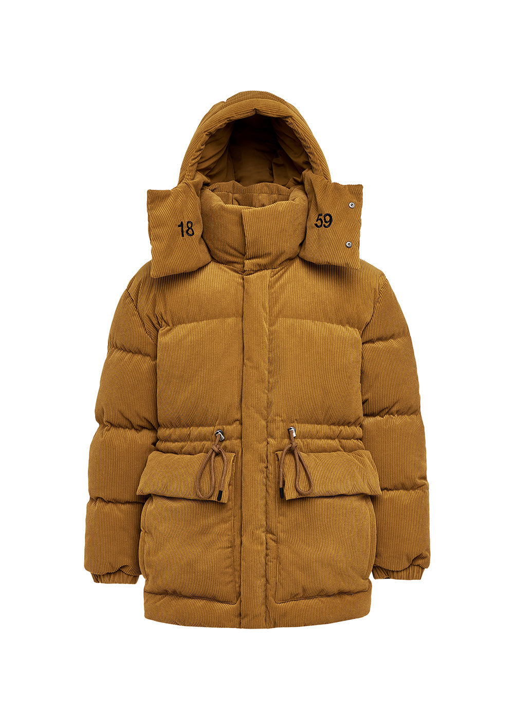 Doudoune homme en velours Pyrenex x Supakitch Big Puffer Bronze Brown