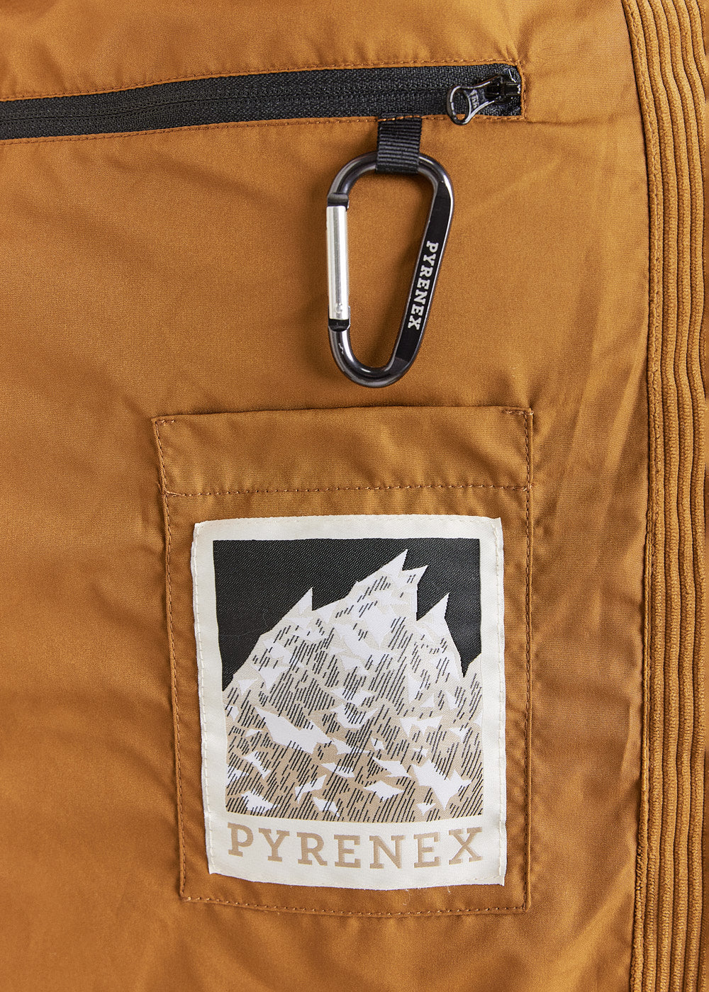 Doudoune homme en velours Pyrenex x Supakitch Big Puffer Bronze Brown