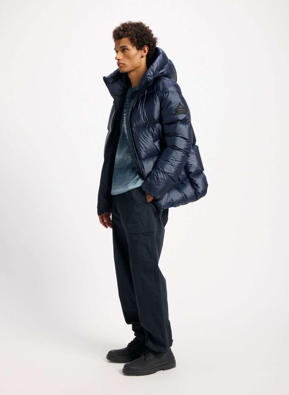 Doudoune unisexe made in France Pyrenex Barry 2 bleu marine