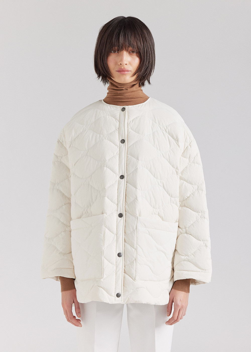 Doudoune légère pour femme Pyrenex Sienna chalk