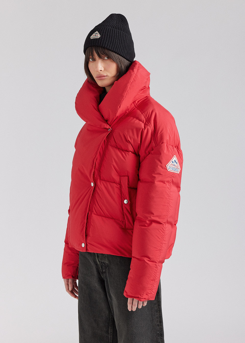 Doudoune à col enveloppant pour femme Pyrenex Judith carmen