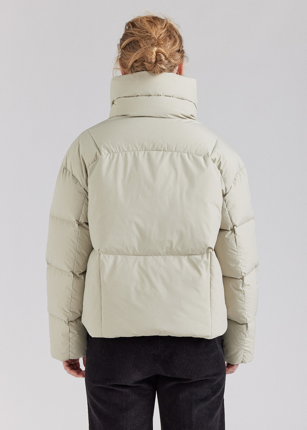 Doudoune courte femme Pyrenex Harmonie Crop Willow Grey