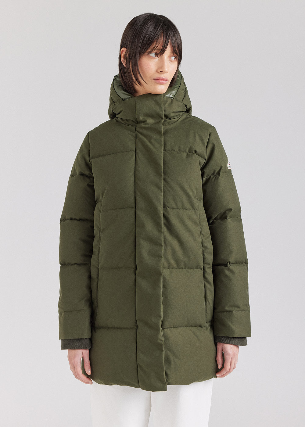 Doudoune Pyrenex Phenix femme recylée en duvet naturel Deep Khaki