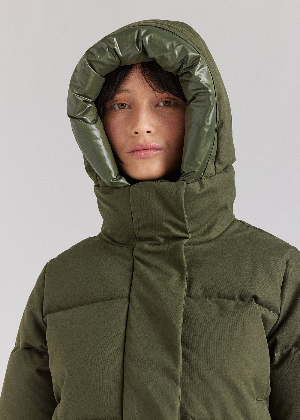 Doudoune Pyrenex Phenix femme recylée en duvet naturel Deep Khaki