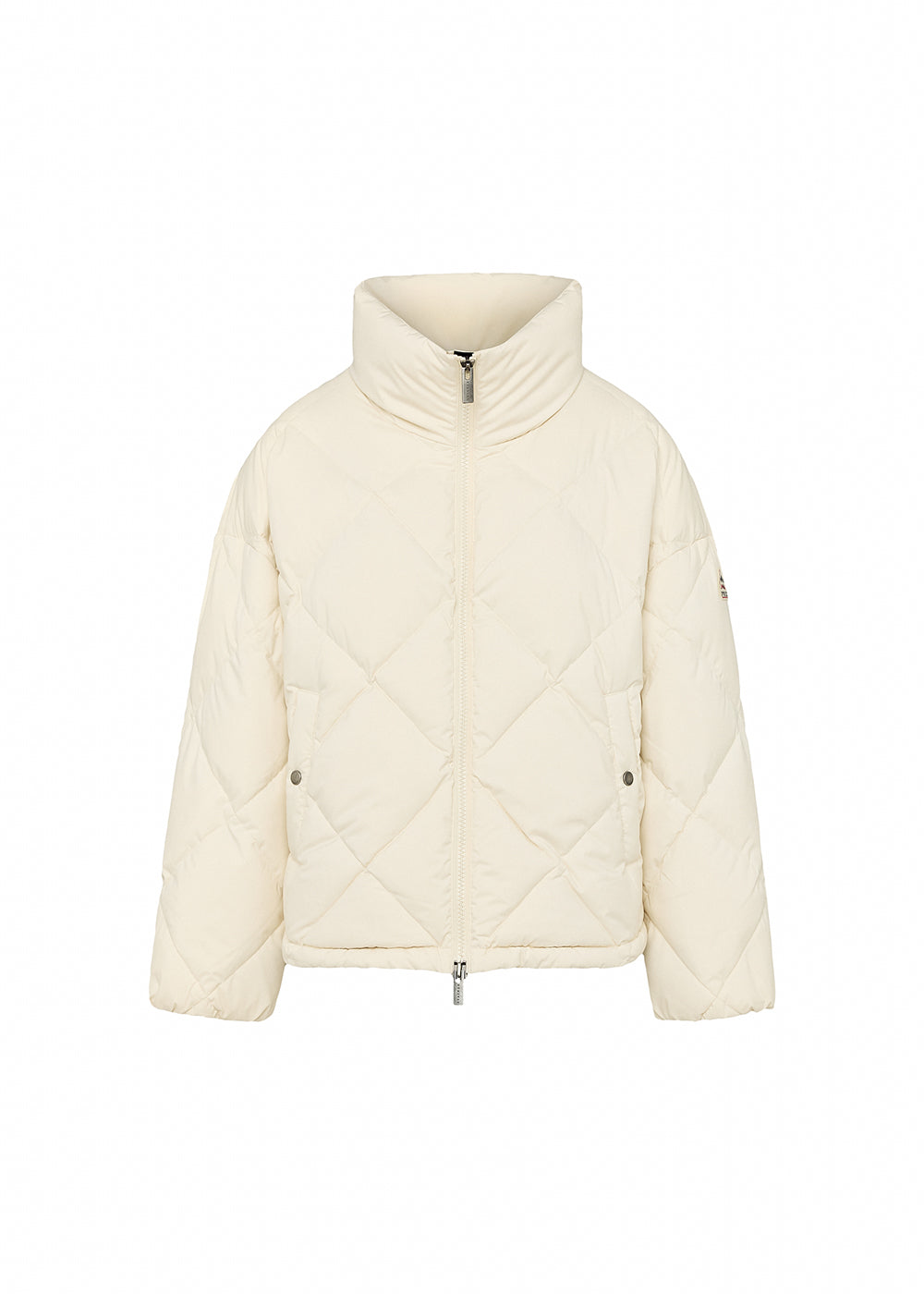 Doudoune oversize femme Pyrenex Adele avec col enveloppant blanche