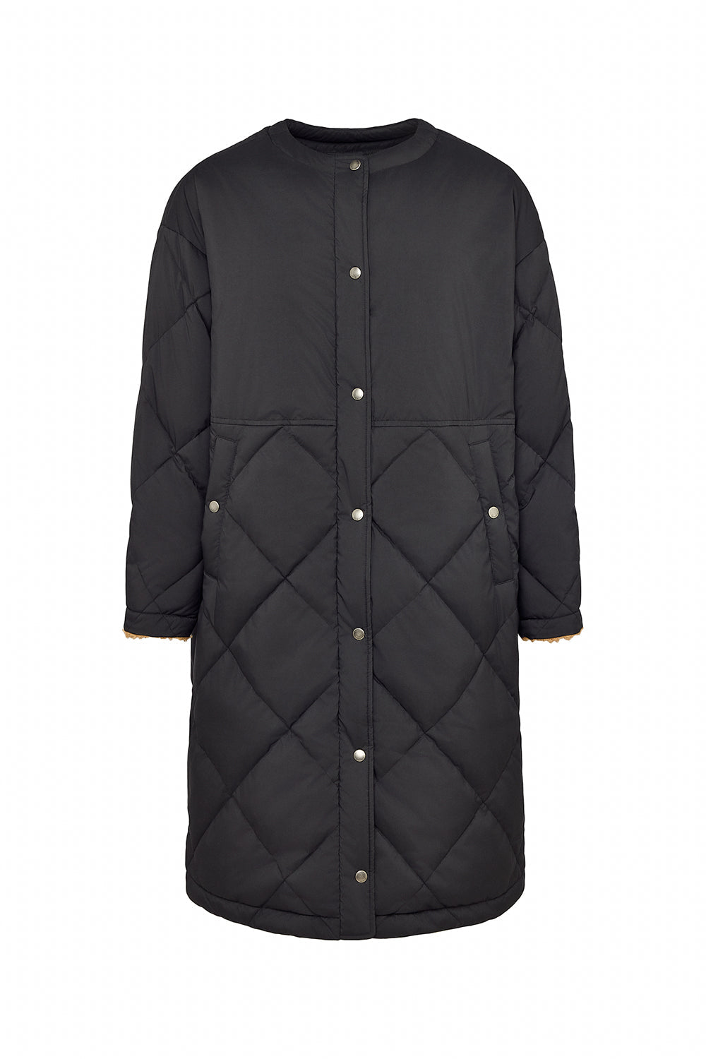 Doudoune longue pour femme Pyrenex Blossom noire