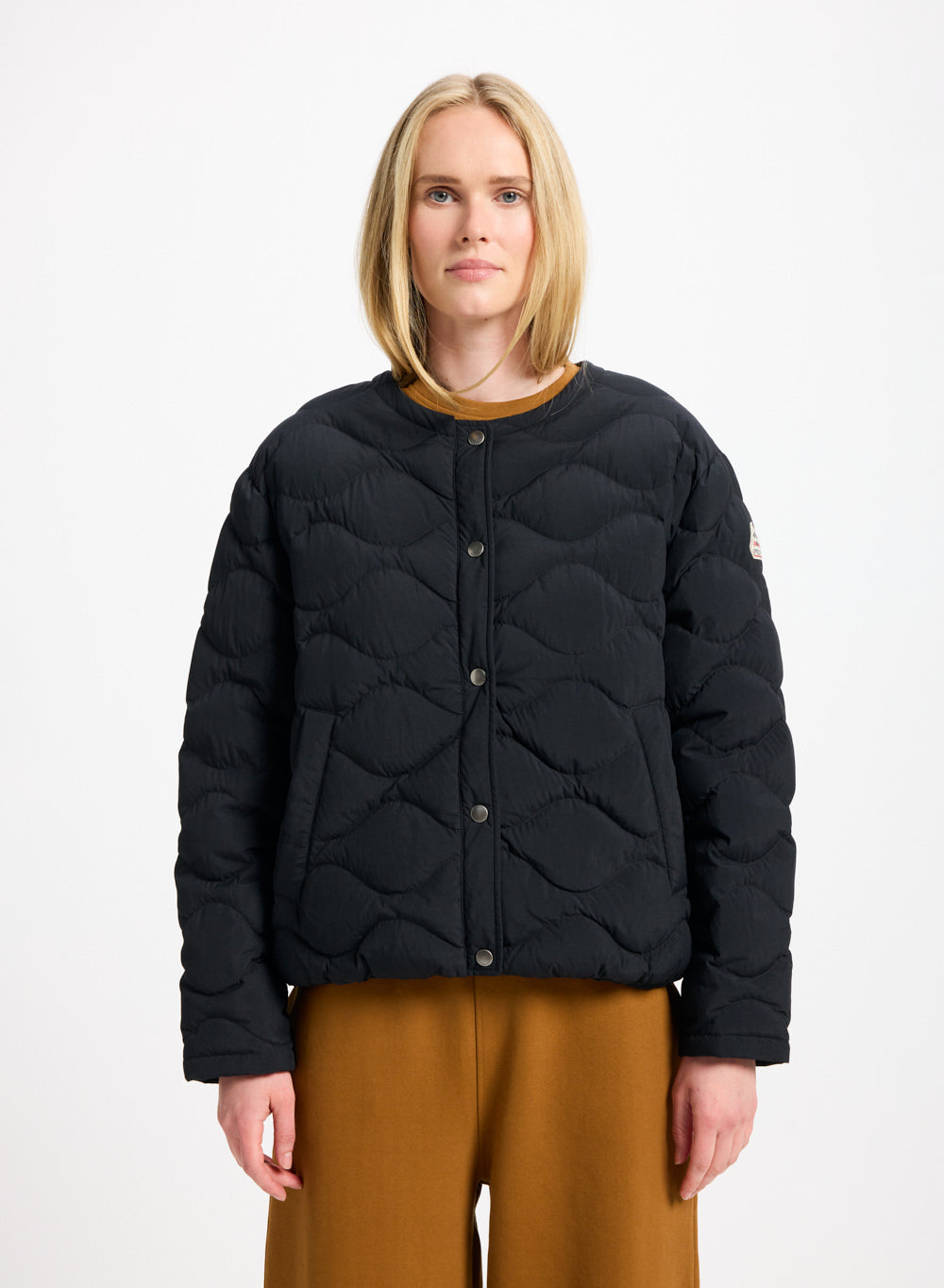 Doudoune légère Nacre pour femme noire