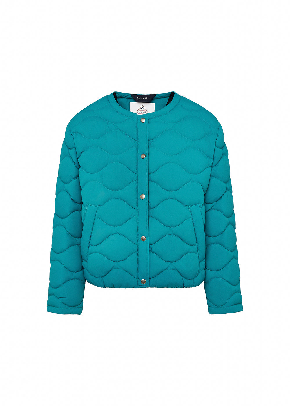 Doudoune légère Nacre pour femme turquoise