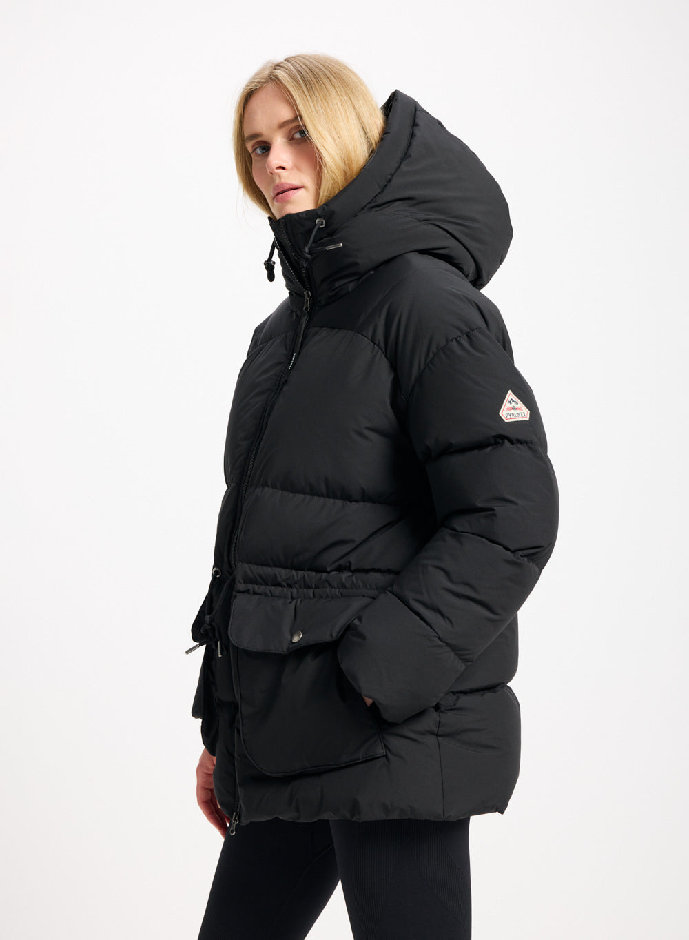Doudoune hiver à capuche pour femme Pyrenex Aule noire