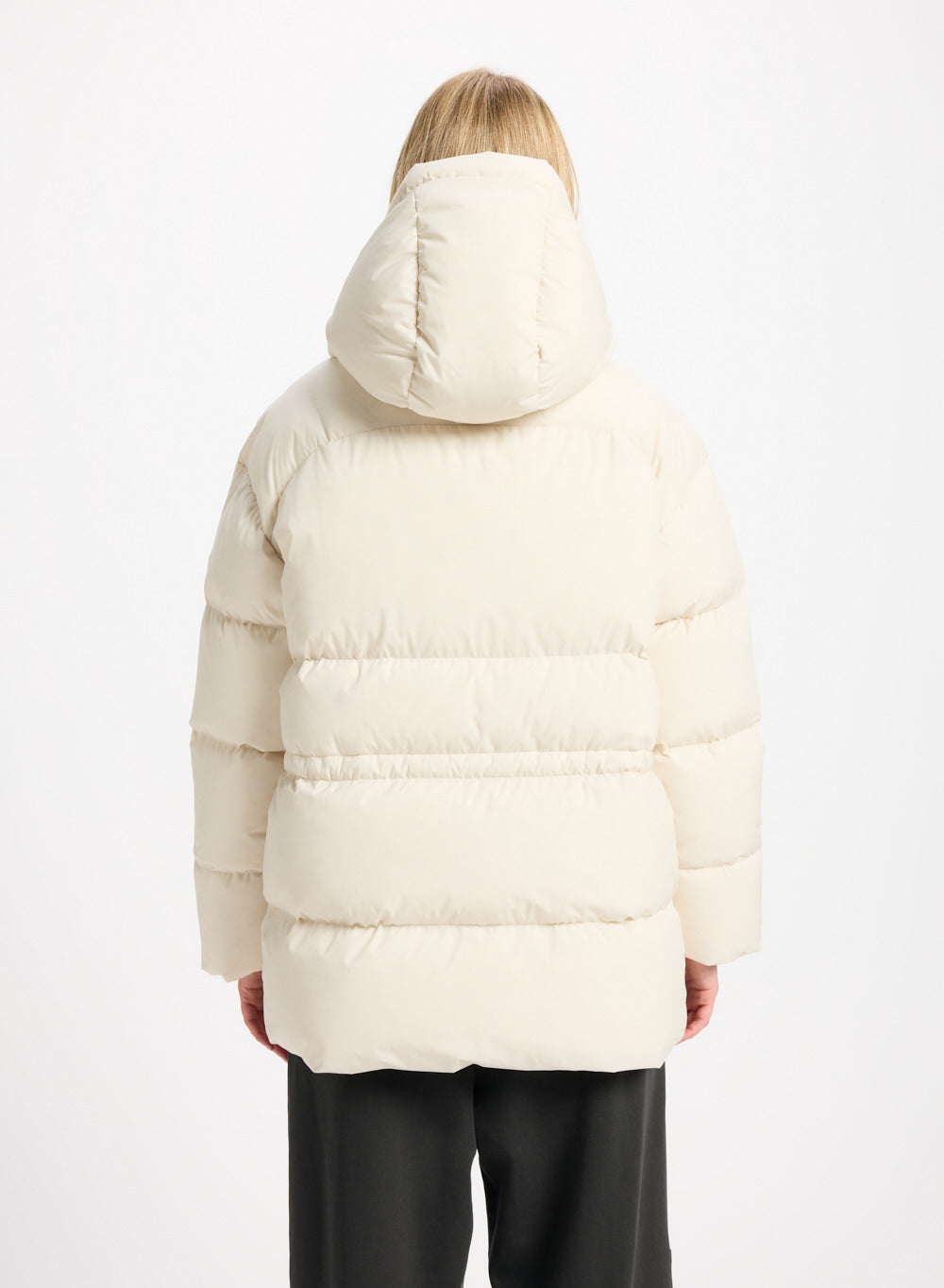 Doudoune hiver à capuche pour femme Pyrenex Aule ivoire