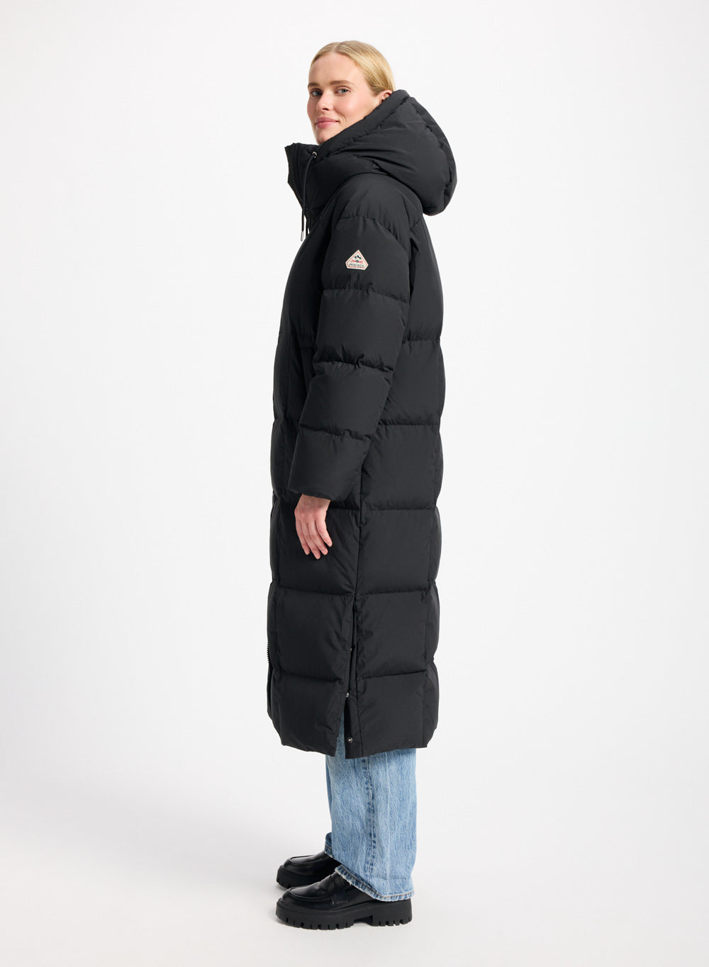 Doudoune longue pour femme Pyrenex Attract noire