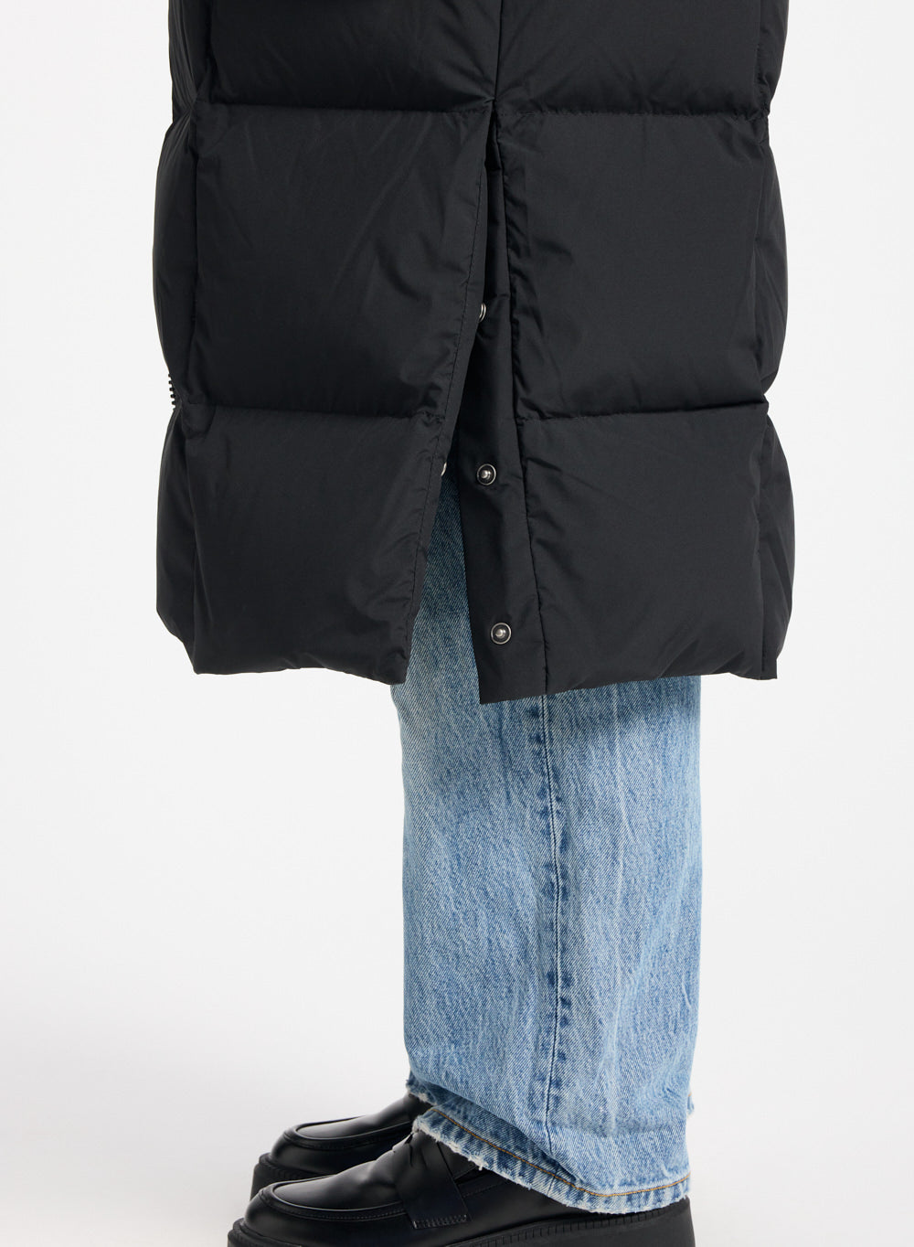 Doudoune longue pour femme Pyrenex Attract noire