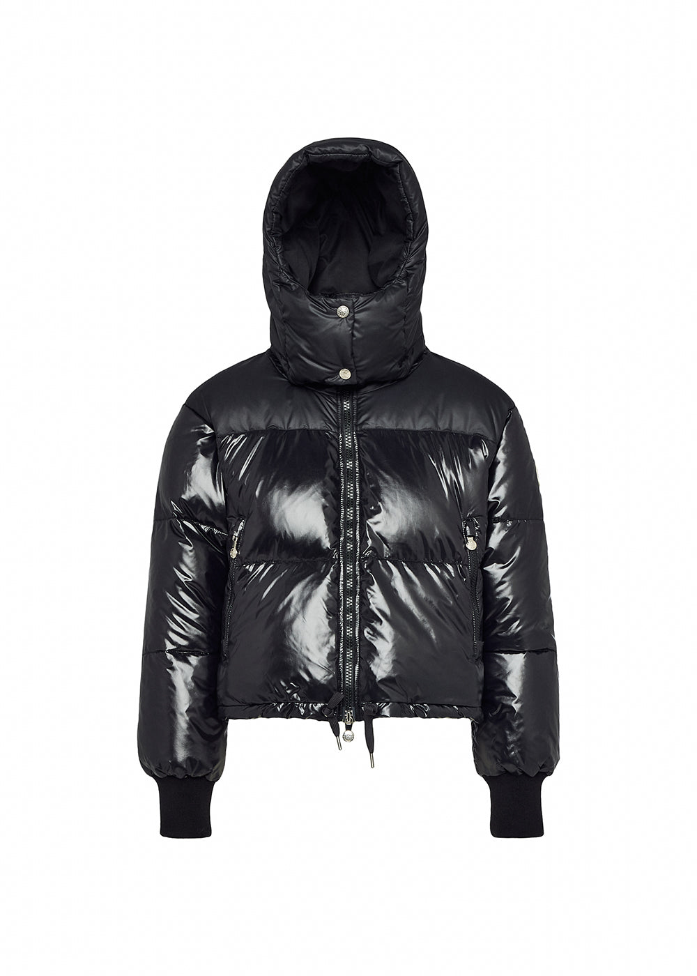 Doudoune courte à capuche pour femme Pyrenex Altic noire