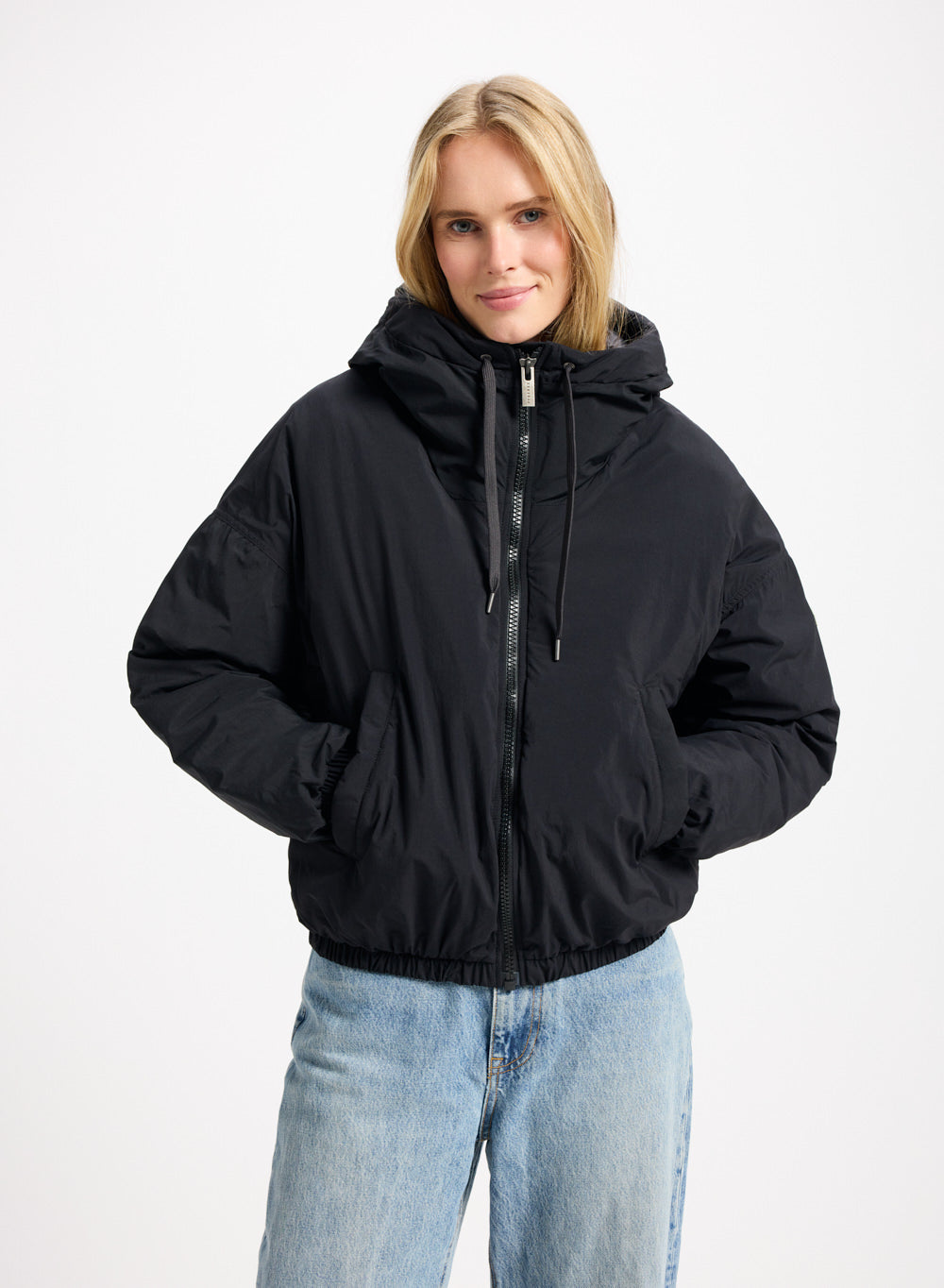 Parka courte en duvet pour femme Pyrenex Attitude noire