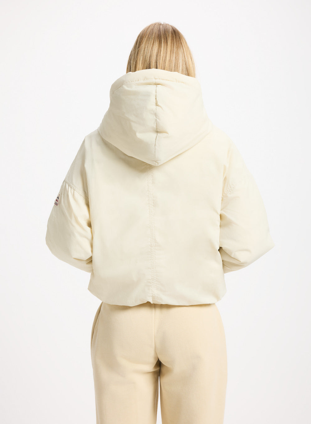 Parka courte en duvet pour femme Pyrenex Attitude ivoire