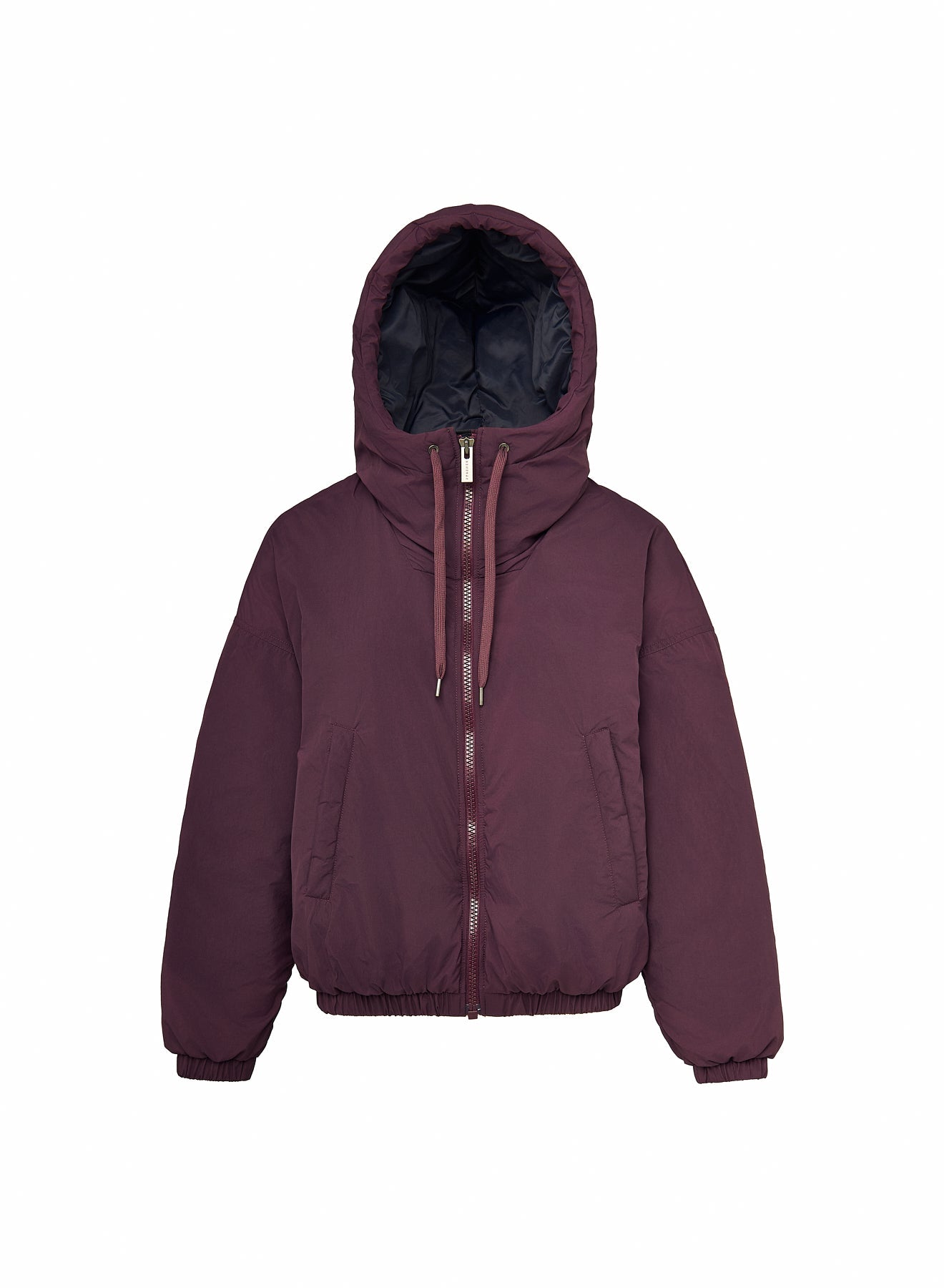Parka courte en duvet pour femme Pyrenex Attitude violet foncé
