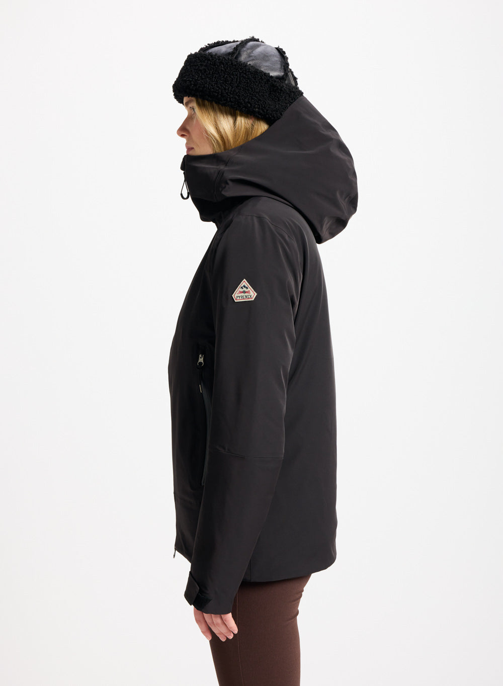 Veste parka en duvet pour femme Pyrenex Nova noire
