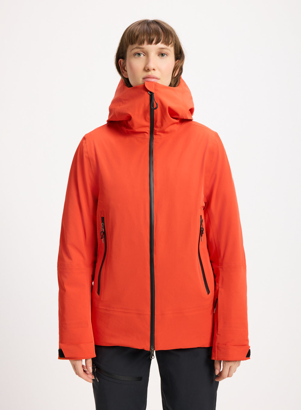 Veste parka en duvet pour femme Pyrenex Nova orange