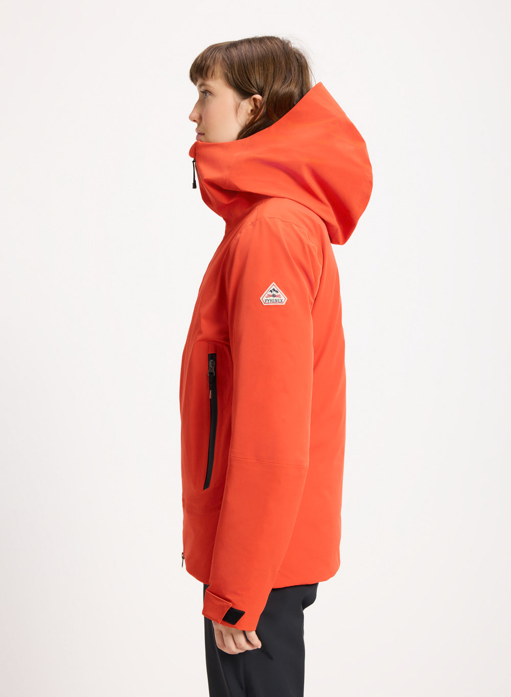 Veste parka en duvet pour femme Pyrenex Nova orange