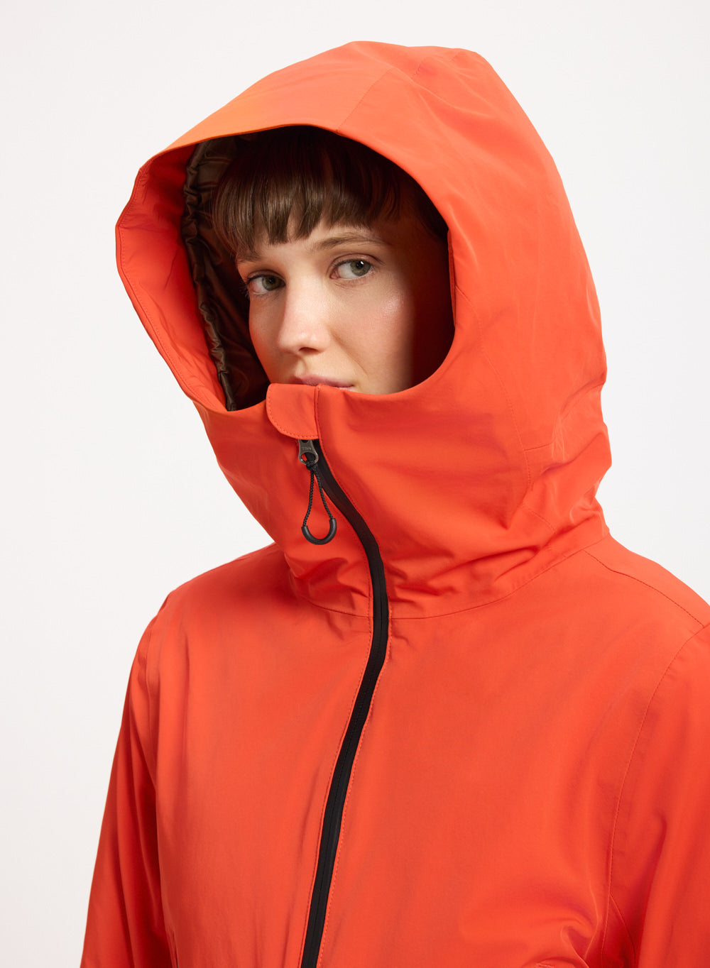 Veste parka en duvet pour femme Pyrenex Nova orange