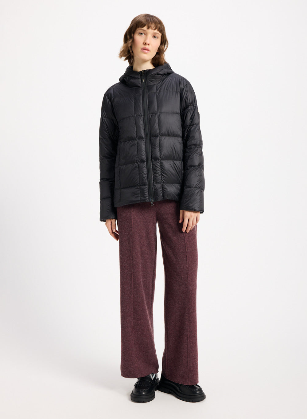 Doudoune légères à capuche pour femme Pyrenex Bassia noire