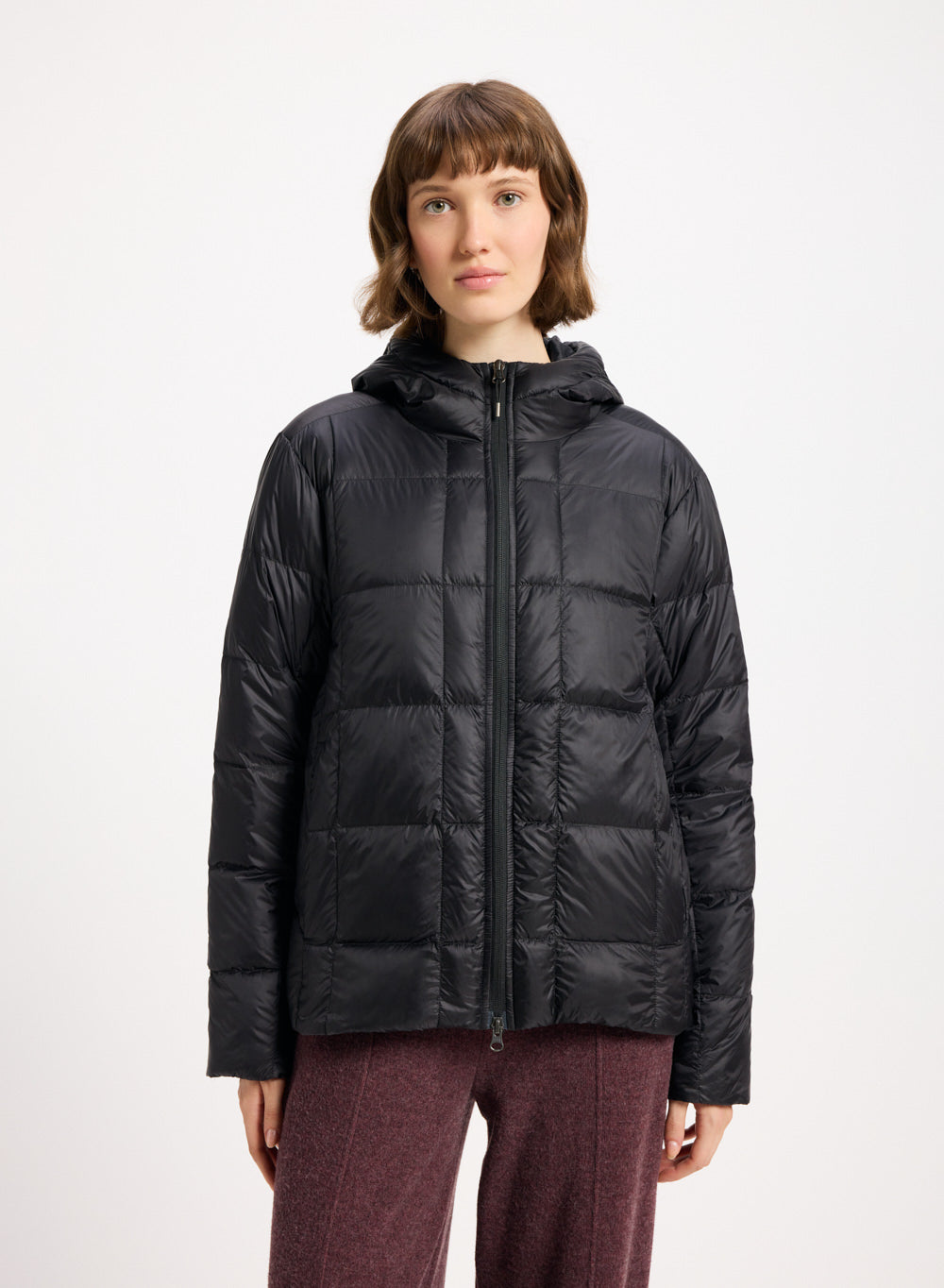 Doudoune légères à capuche pour femme Pyrenex Bassia noire
