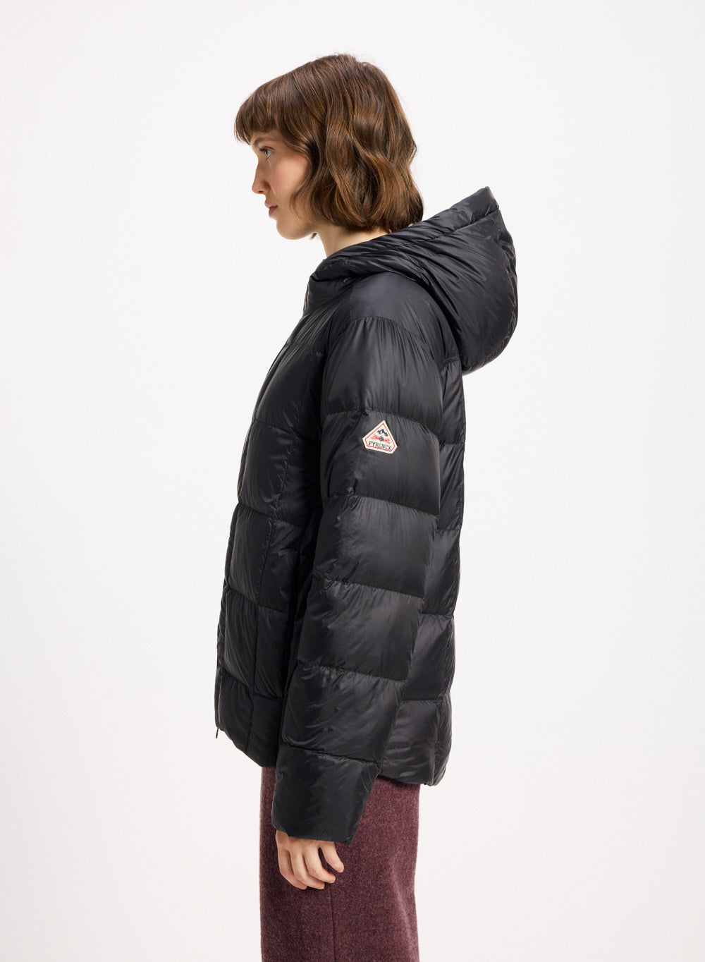 Doudoune légères à capuche pour femme Pyrenex Bassia noire