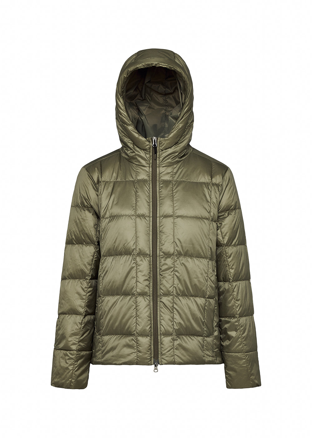 Doudoune légères à capuche pour femme Pyrenex Bassia kaki