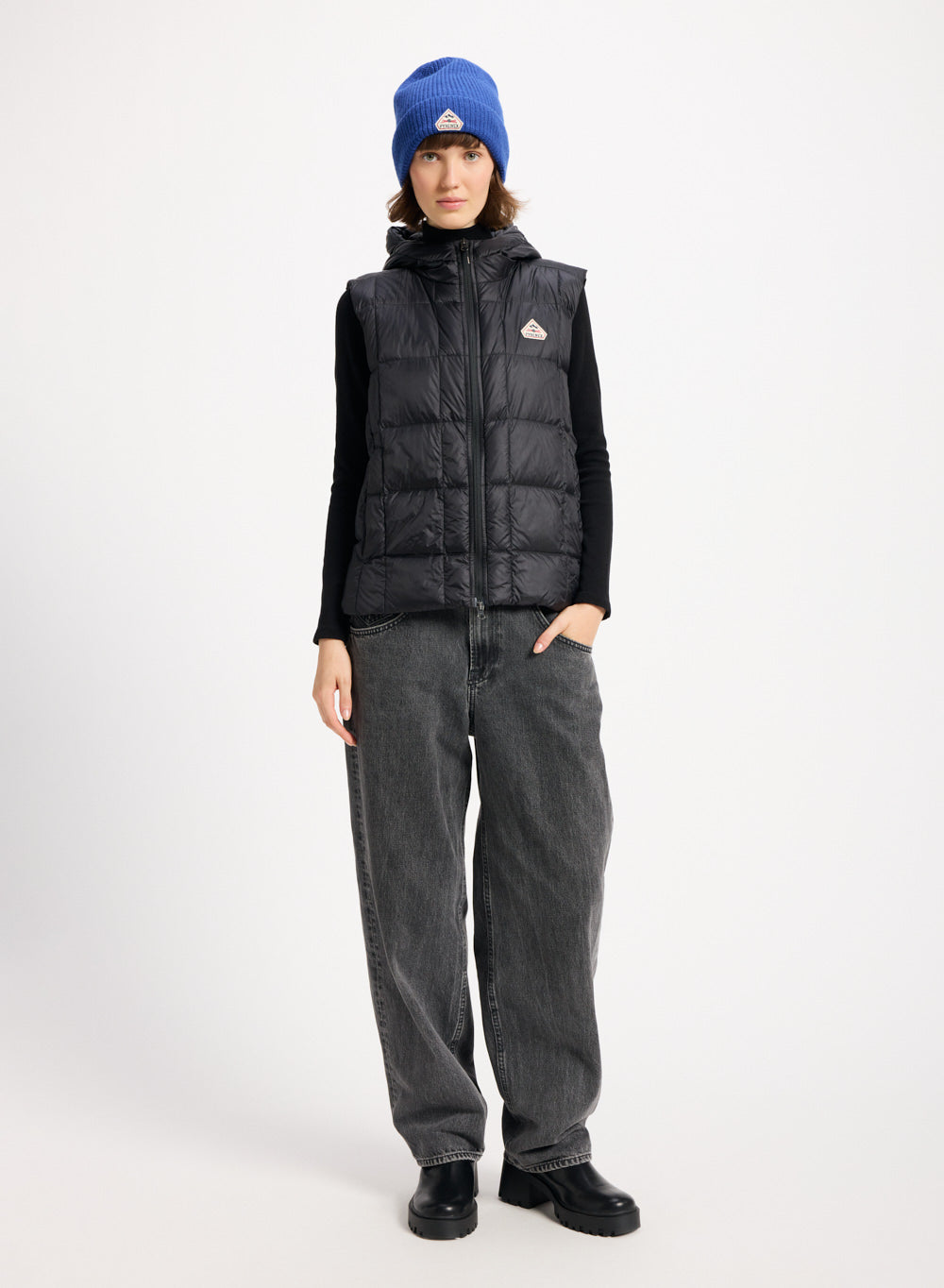 Doudoune légère sans manches pour femme Bassia noire