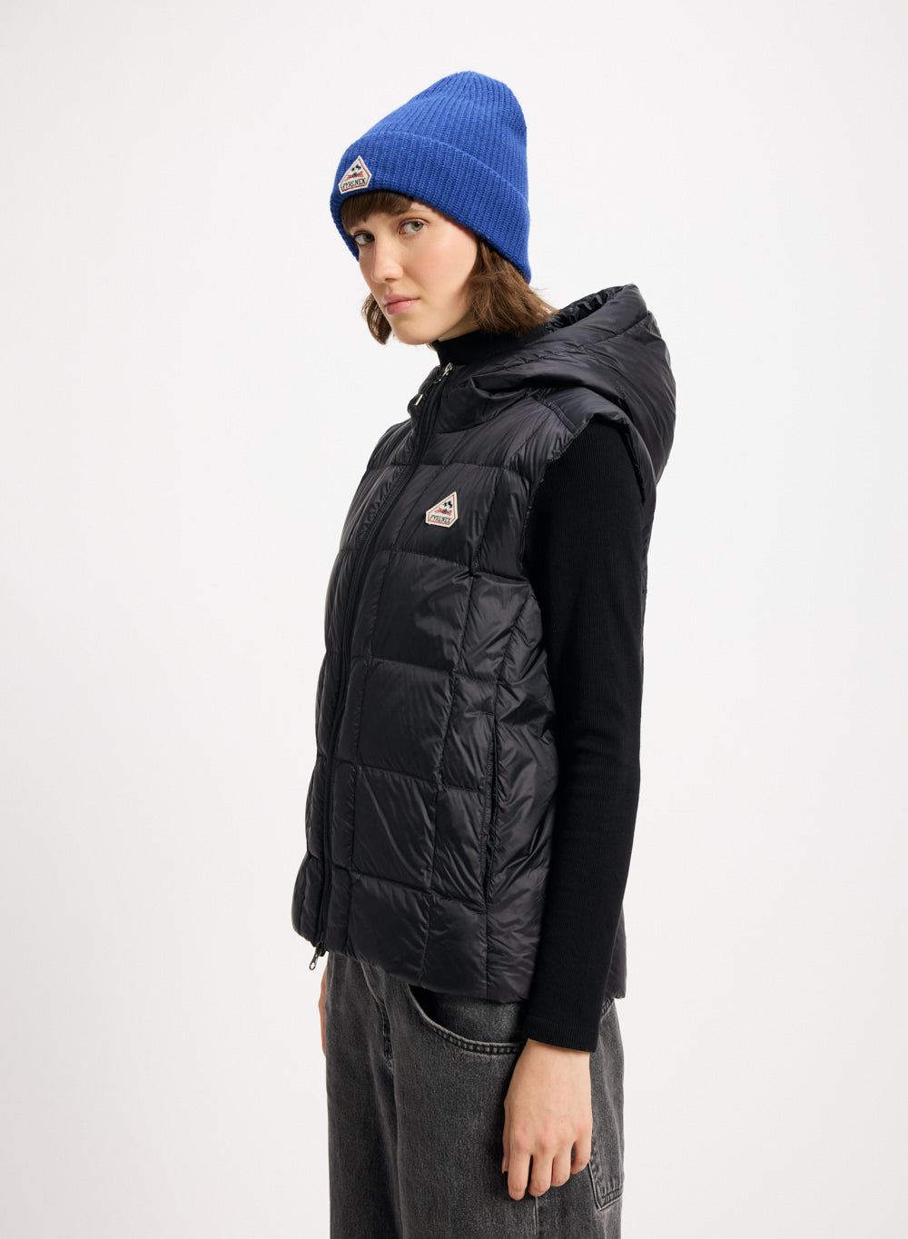 Doudoune légère sans manches pour femme Bassia noire