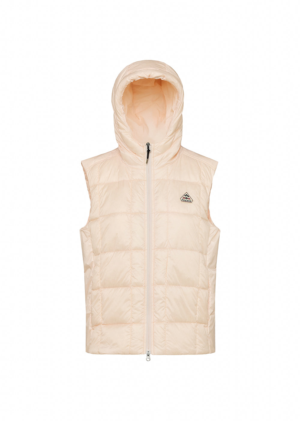 Doudoune légère sans manches pour femme Bassia rose poudré