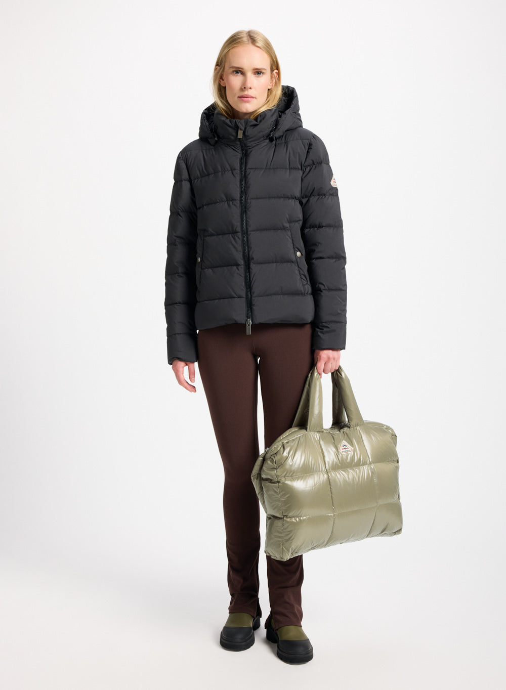 Doudoune femme Pyrenex Spoutnic à capuche amovible noire