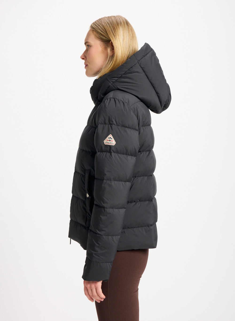 Doudoune femme Pyrenex Spoutnic à capuche amovible noire