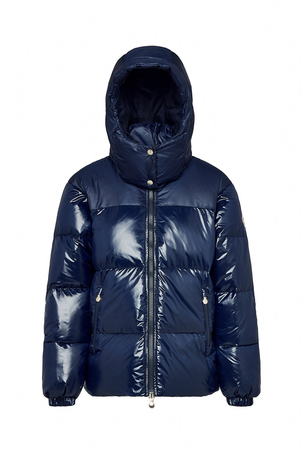 Doudoune brillante femme Lively bleu marine