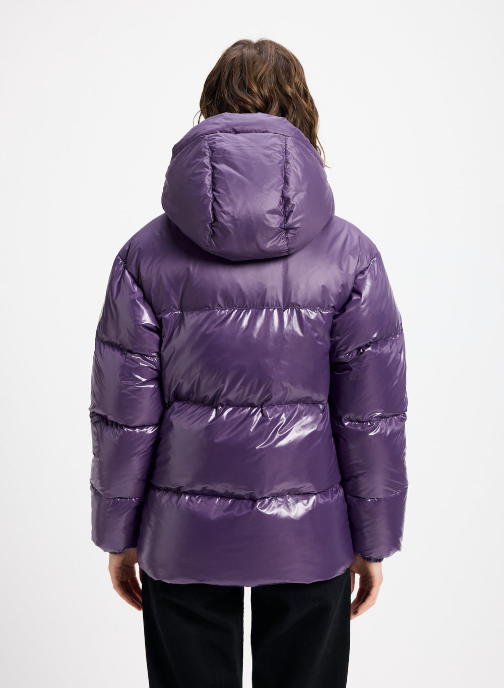 Doudoune brillante femme Lively violette