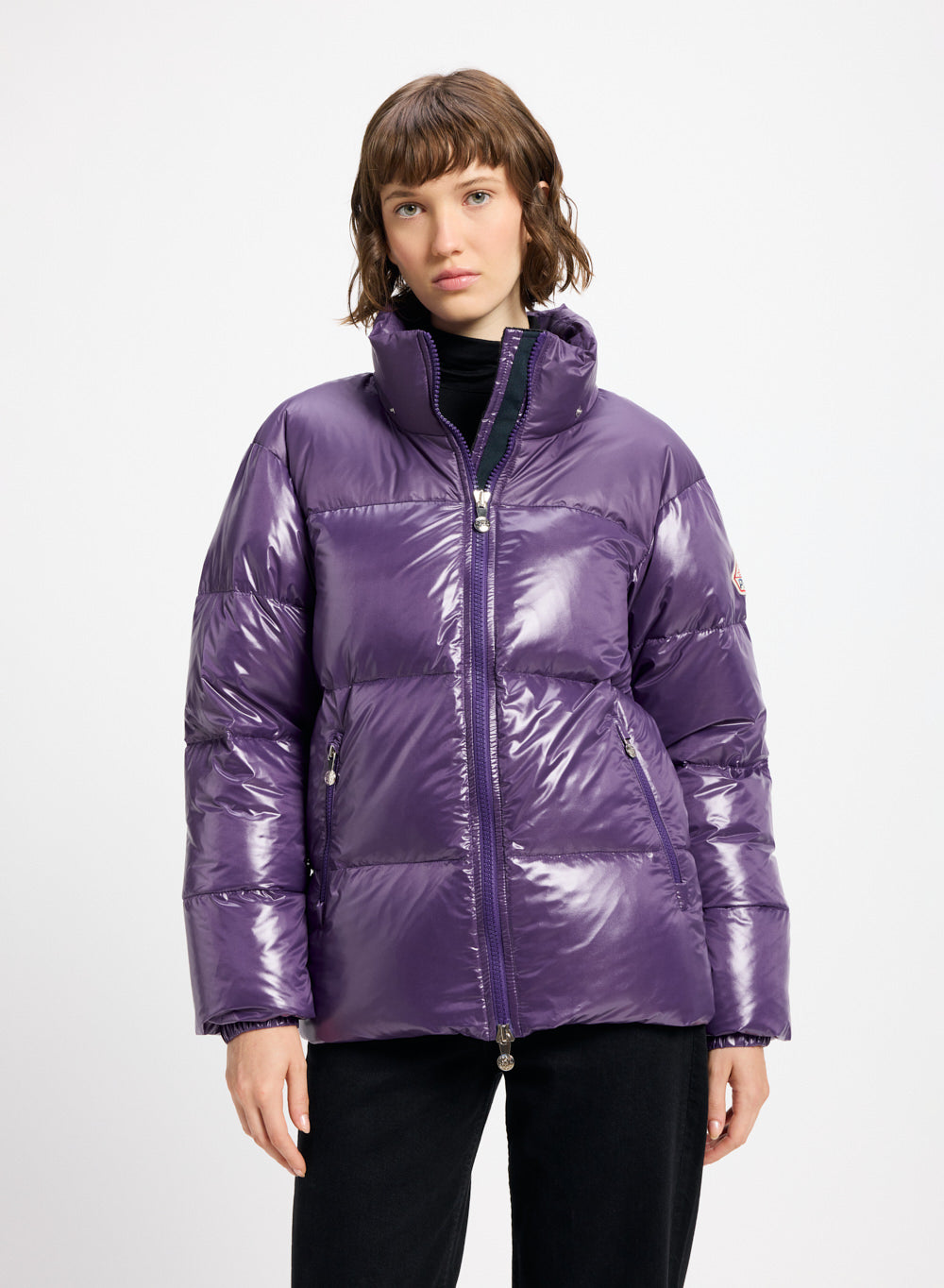 Doudoune brillante femme Lively violette