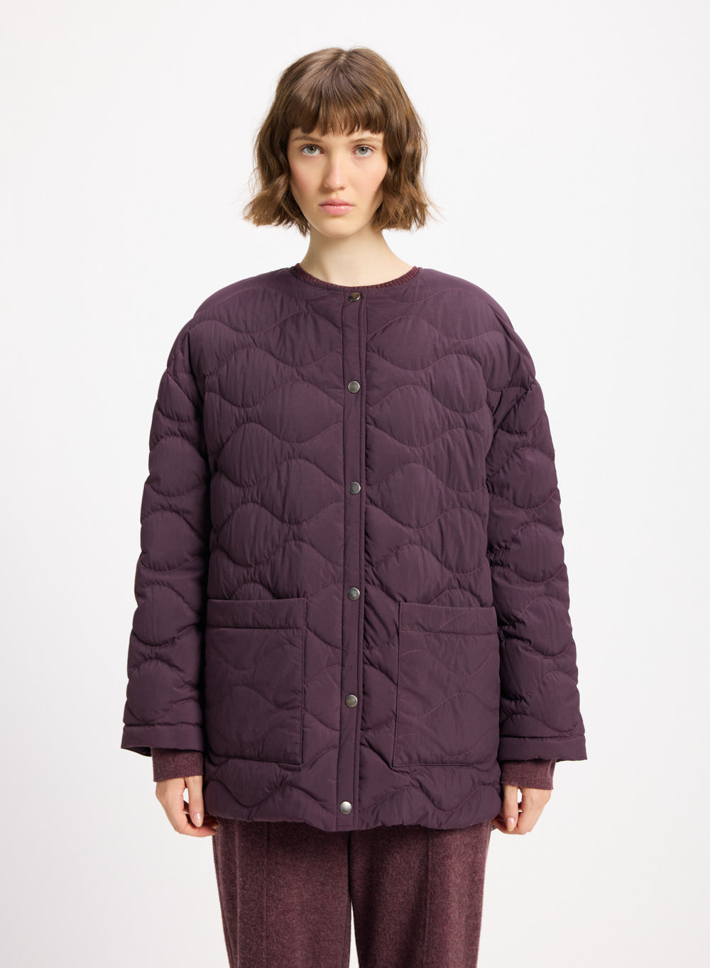 Doudoune légère pour femme Pyrenex Sienna bordeaux