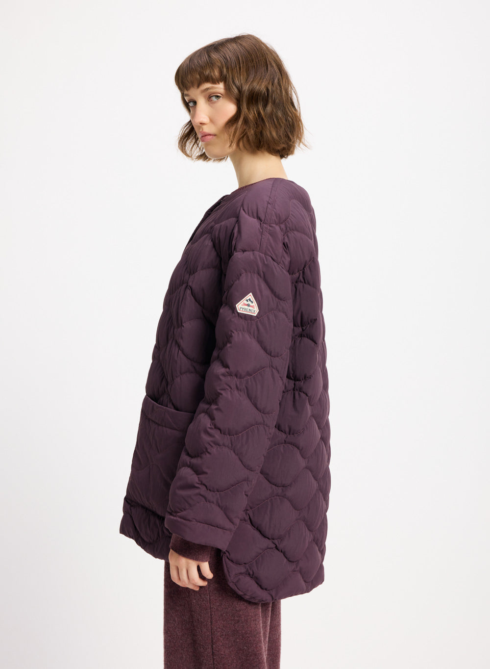 Doudoune légère pour femme Pyrenex Sienna bordeaux