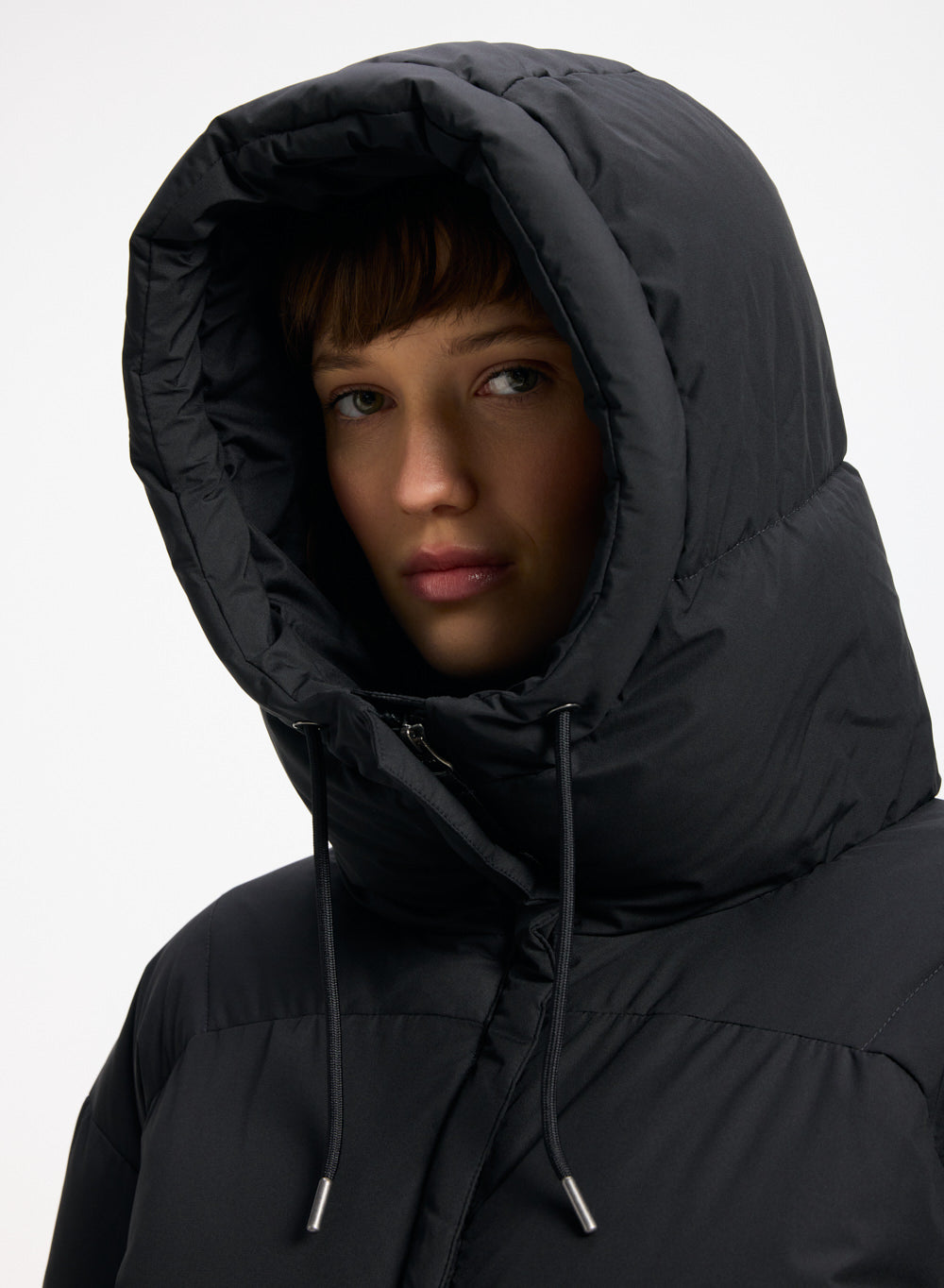 Doudoune femme Pyrenex Harmonie à capuche enveloppante noire