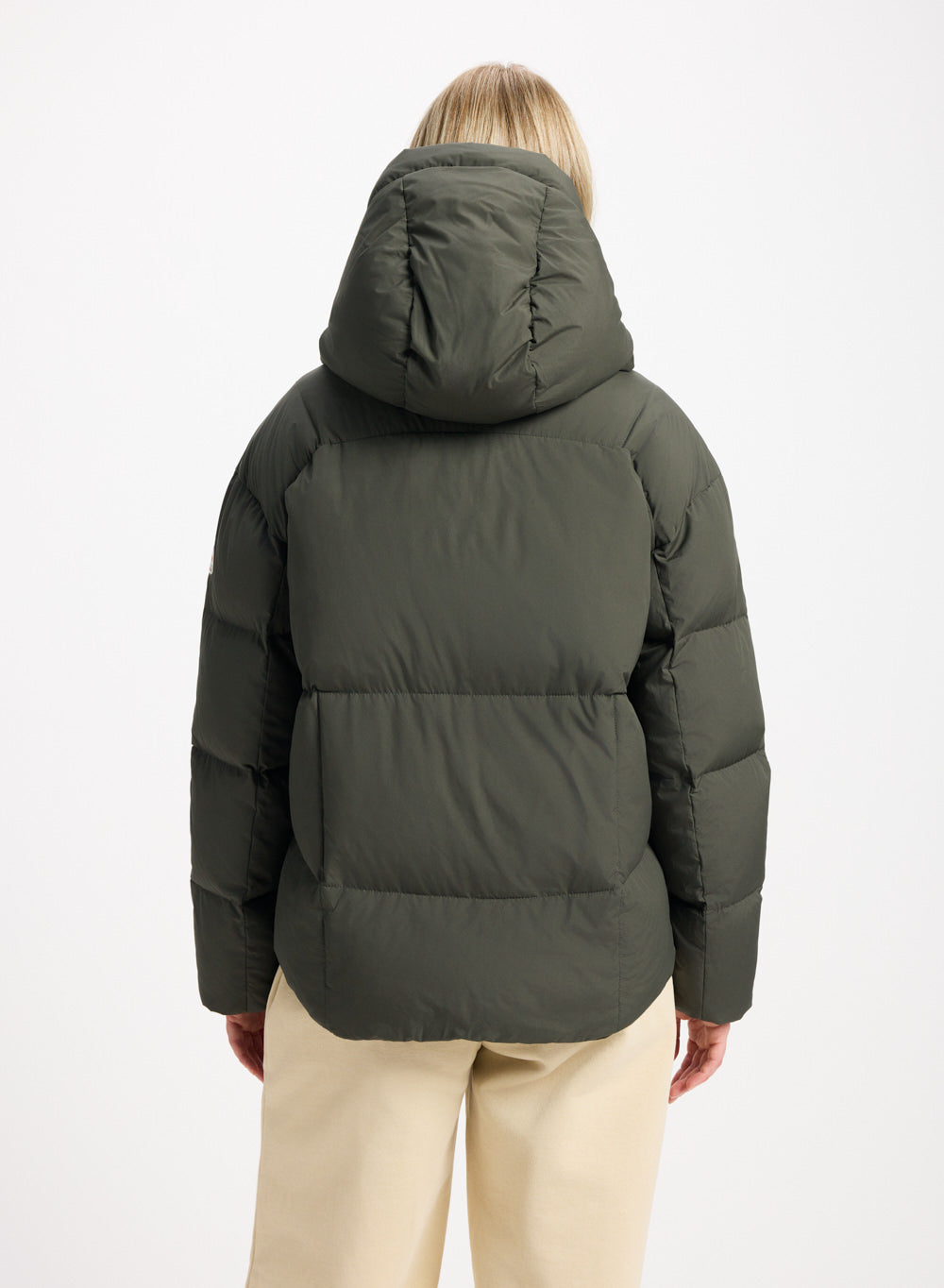 Doudoune femme Pyrenex Harmonie à capuche enveloppante Khaki