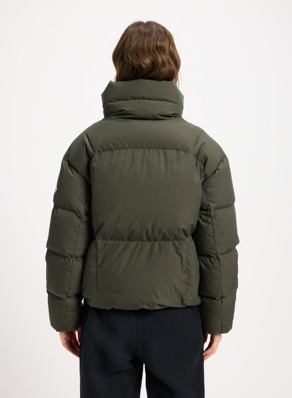 Doudoune courte femme Pyrenex Harmonie Crop khaki