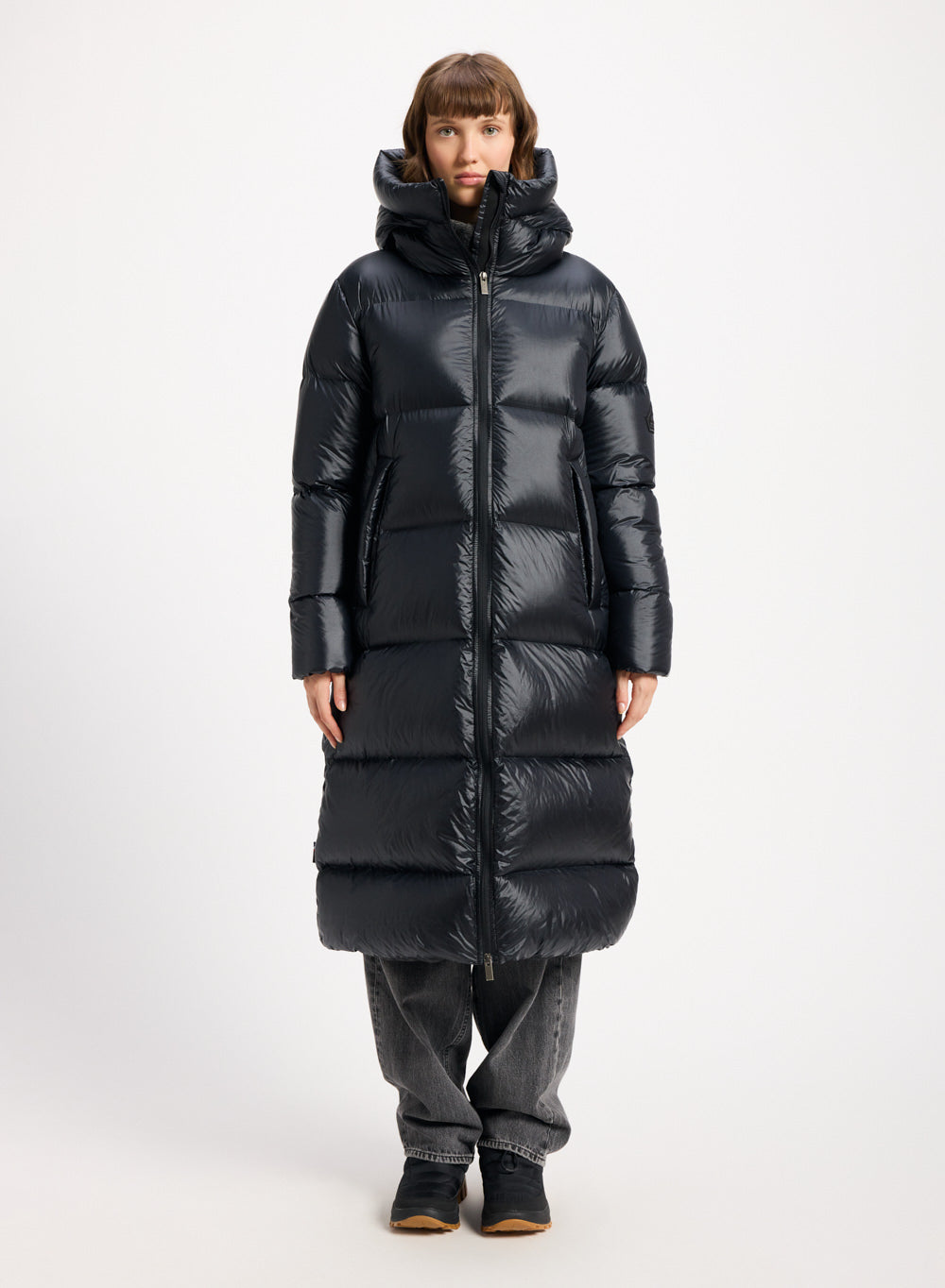 Doudoune longue Pyrenex Oriela made in Saint-Sever noire