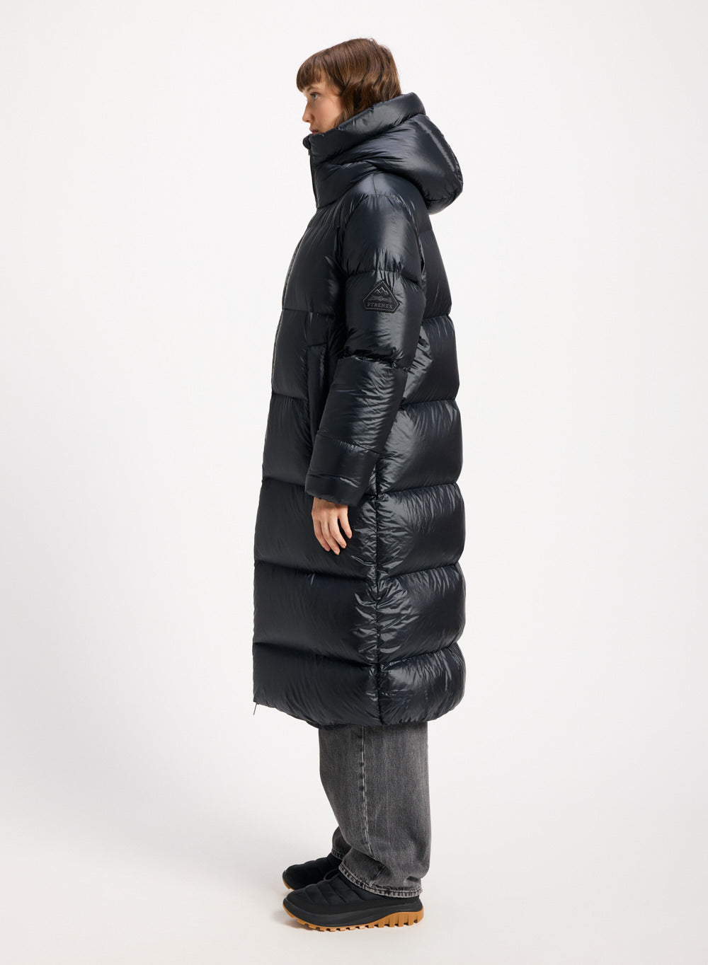 Doudoune longue Pyrenex Oriela made in Saint-Sever noire