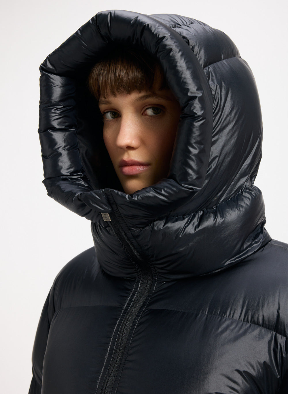 Doudoune longue Pyrenex Oriela made in Saint-Sever noire