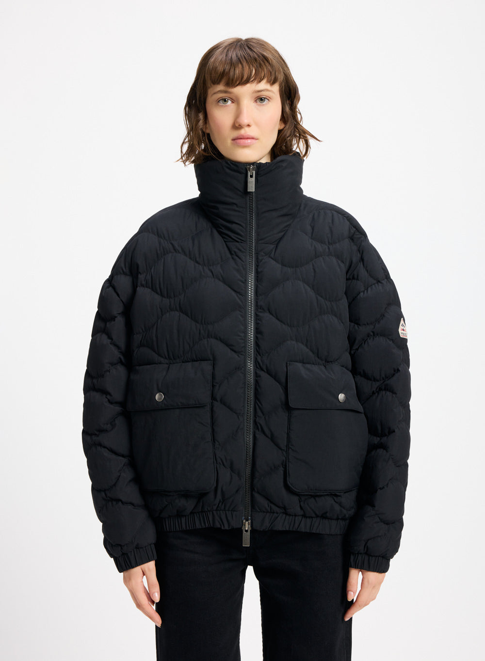 Doudoune courte bomber Pyrenex Enola noire